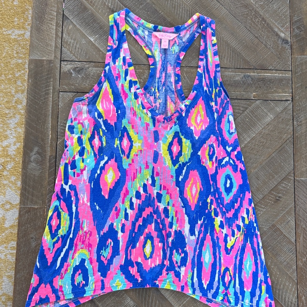 Lilly Pulitzer Vibrant Multicolor Tank Top